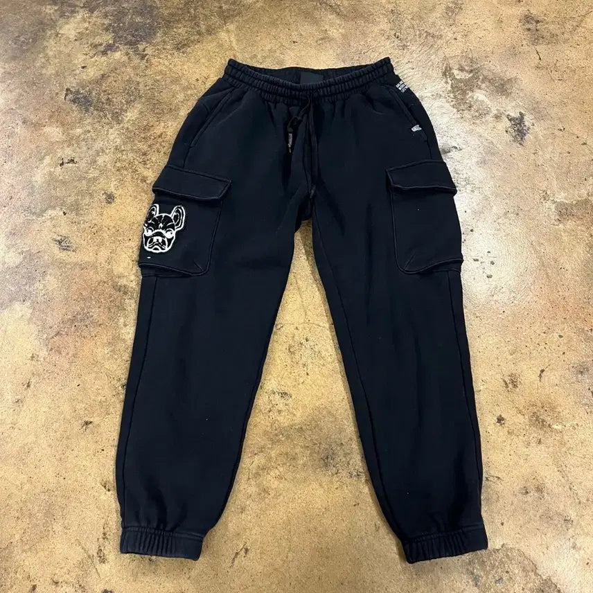 [BUNJANG] Lifework Black Cargo Jogger Training Pants / [정품] 라이프워크 블랙 카고 조거 트레이닝 바지