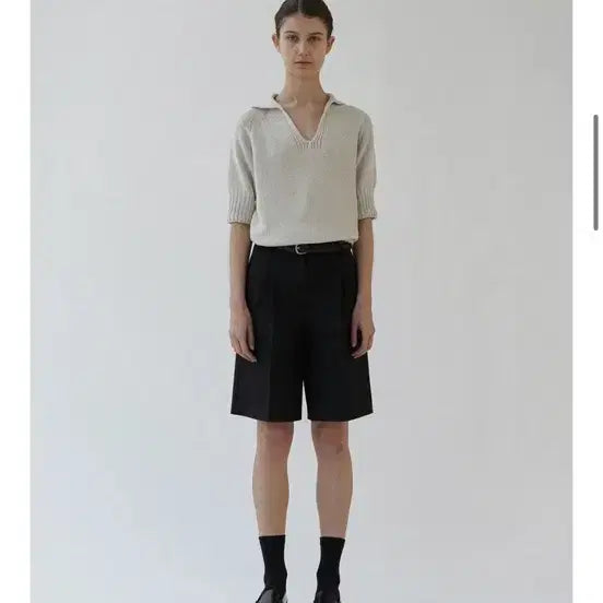 [BUNJANG] Noting Written Silky Cotton Bermuda Pants Black M / 낫띵리튼 실키 코튼 버뮤다 팬츠 / 블랙 / M