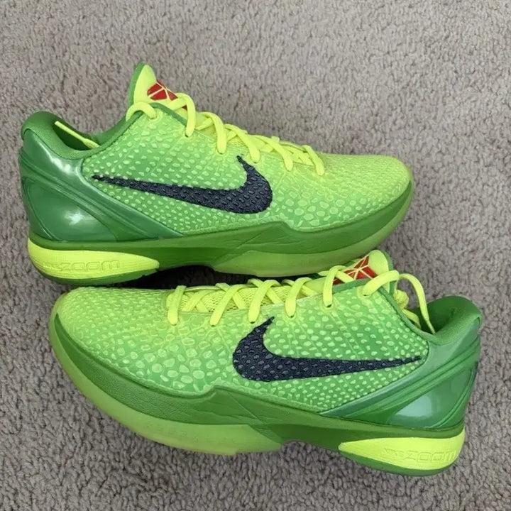 [BUNJANG] Nike Kobe 6 Green Basketball Shoes (Size 280) / 상자 없음, 몇 번 착용함, 코비 6 초록색 농구화