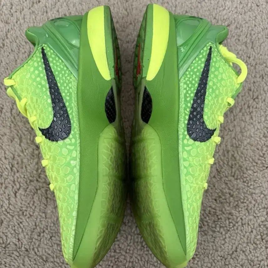 [BUNJANG] Nike Kobe 6 Green Basketball Shoes (Size 280) / 상자 없음, 몇 번 착용함, 코비 6 초록색 농구화