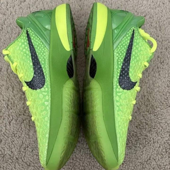 [BUNJANG] Nike Kobe 6 Green Basketball Shoes (Size 280) / 상자 없음, 몇 번 착용함, 코비 6 초록색 농구화