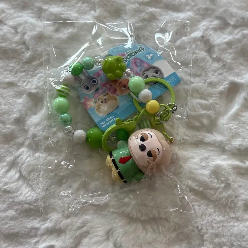 [BUNJANG] Zootopia Beaded Keychain / 주토피아 비즈 키링 (새상품)