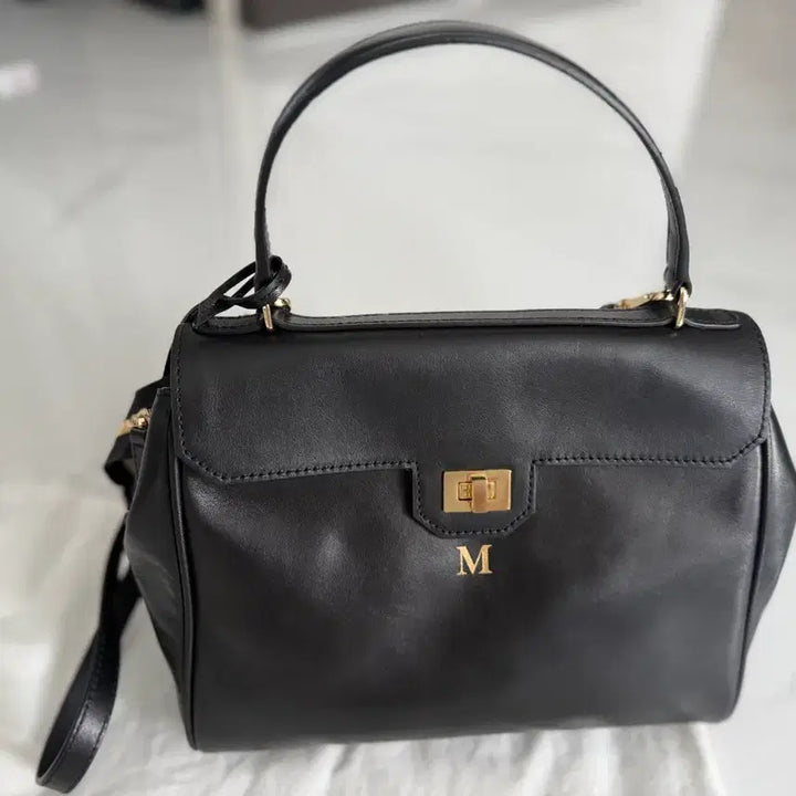 [BUNJANG] PEPPEROONYOON Leather No. 1 Black Small Tote Bag / PEPPEROONYOON 페퍼윤윤 레더 25 토트백