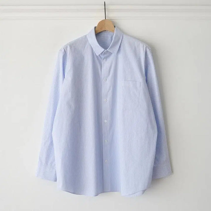 [BUNJANG] Aton "Gi-ja" Cotton Stripe Shirt L / aton 에이톤 기자 코튼 스트라이프 셔츠 L
