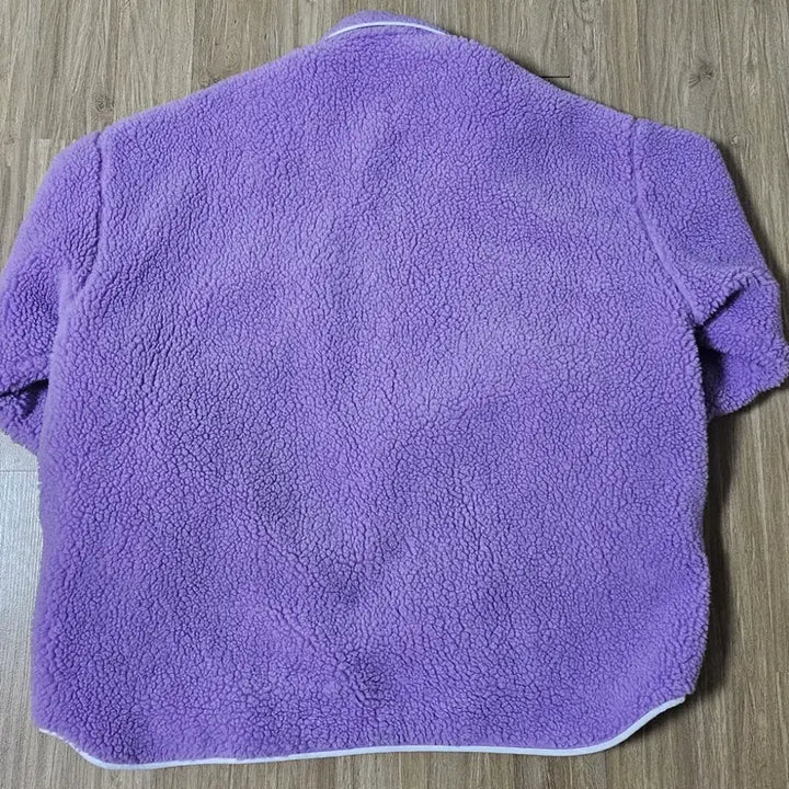 [BUNJANG] Purple Oversized Fleece Jacket / 보라색 오버핏 후리스