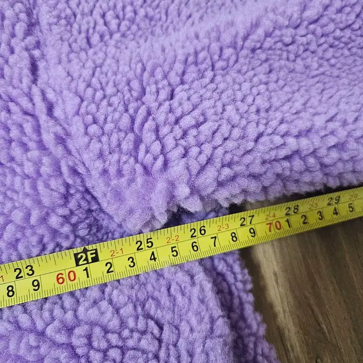 [BUNJANG] Purple Oversized Fleece Jacket / 보라색 오버핏 후리스