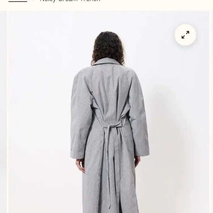 [BUNJANG] French Brand Trench Coat XS / 프랑스브랜드 트렌치코트 XS (박스형 새옷)