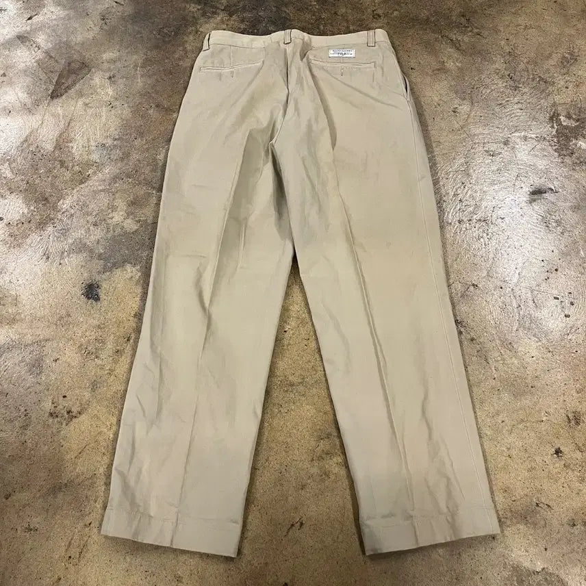 [BUNJANG] Polo Ralph Lauren Beige Cotton Pants / [정품] 폴로 랄프로렌 베이지 면바지