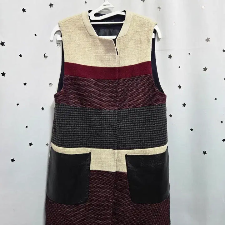 [BUNJANG] Benetton Patterned Vest / 베네통 배색 패턴 조끼 베스트 42_5