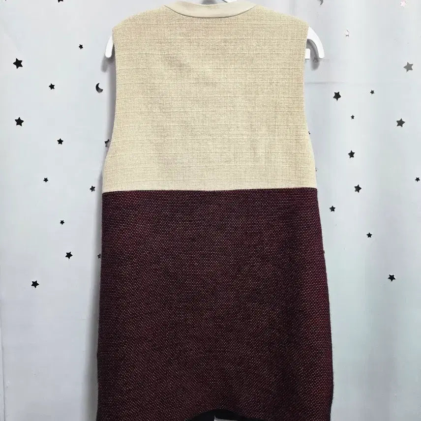 [BUNJANG] Benetton Patterned Vest / 베네통 배색 패턴 조끼 베스트 42_5