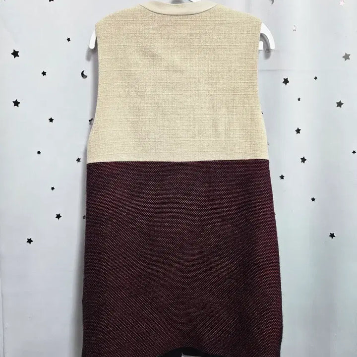 [BUNJANG] Benetton Patterned Vest / 베네통 배색 패턴 조끼 베스트 42_5