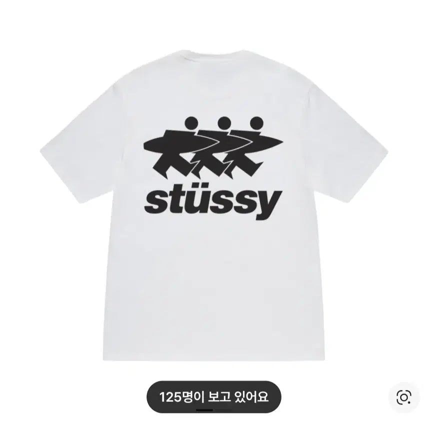 [BUNJANG] Stussy Surfwork T-Shirt White / [M]스투시 서프워크 티셔츠 화이트