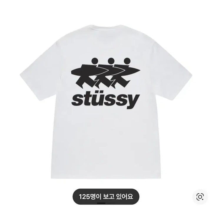 [BUNJANG] Stussy Surfwork T-Shirt White / [M]스투시 서프워크 티셔츠 화이트