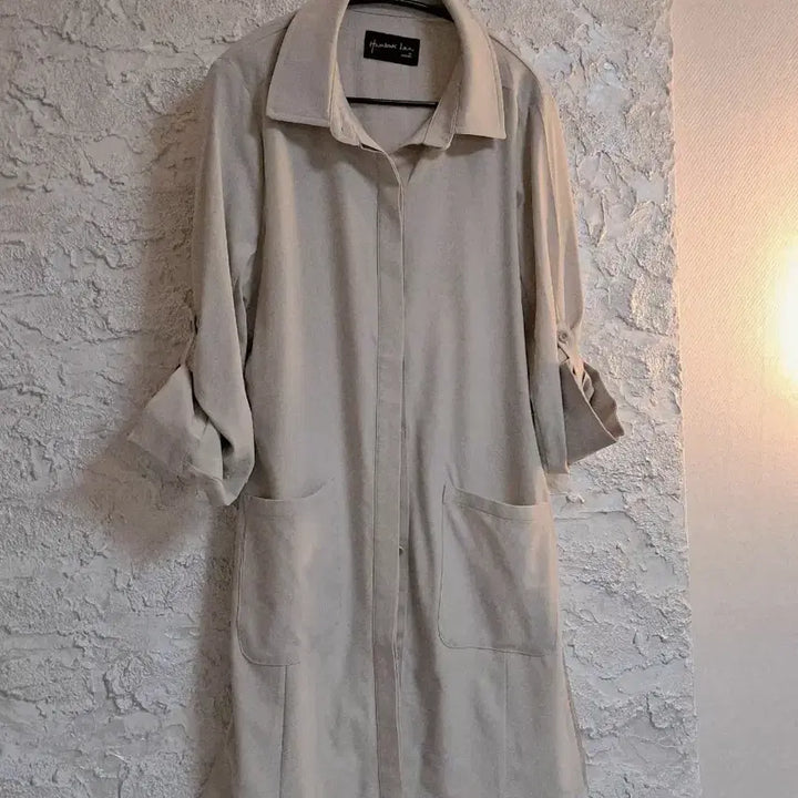 [BUNJANG] Designer Silk Outerwear Long Coat / (프리) 수입명품  고급디자이너옷 실키한 롱가디건/찰랑찰랑 롱코트