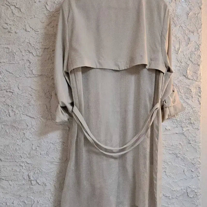 [BUNJANG] Designer Silk Outerwear Long Coat / (프리) 수입명품  고급디자이너옷 실키한 롱가디건/찰랑찰랑 롱코트