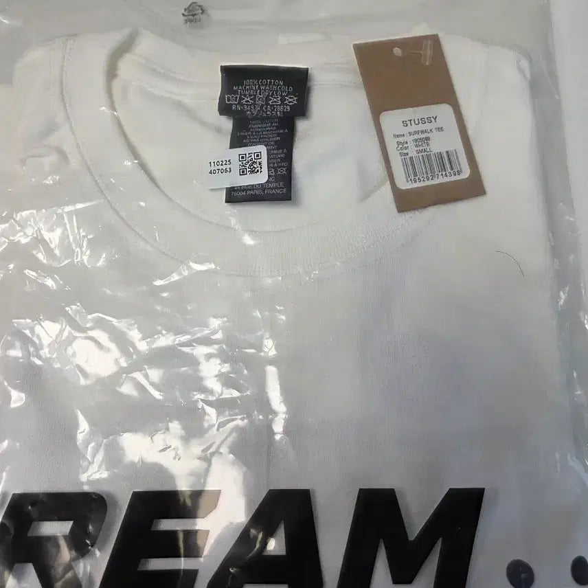 [BUNJANG] Stussy Surfwork T-shirt White / [S]스투시 서프워크 티셔츠 화이트