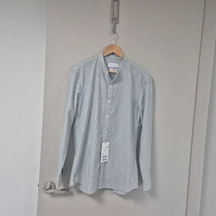 [BUNJANG] ZIOZIA Spring/Summer Light Green Slim Fit Shirt (Size 100-105) / 지오지아 봄여름 셔츠 100에서 105(새상품)