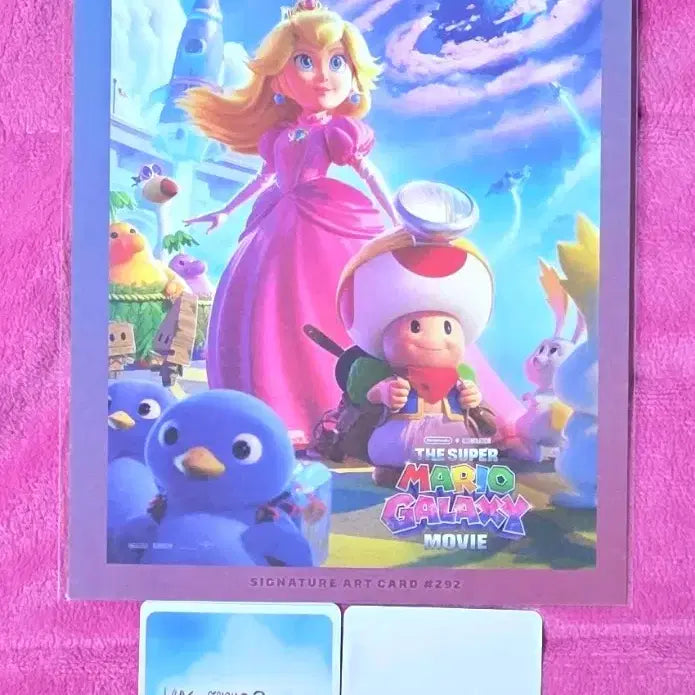 [BUNJANG] Super Mario Galaxy Art Card (Lotte Cinema Exclusive) / 슈퍼마리오갤럭시 아트카드 아카 롯데시네마 굿즈 특전
