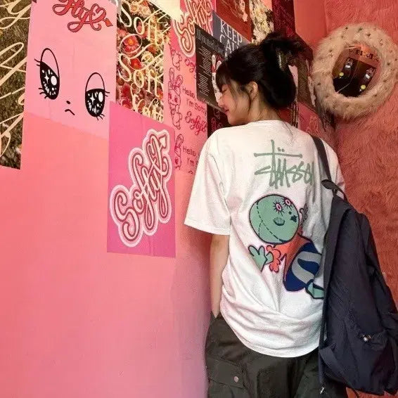 [BUNJANG] Stussy Dolly T-Shirt Cotton 100% / 