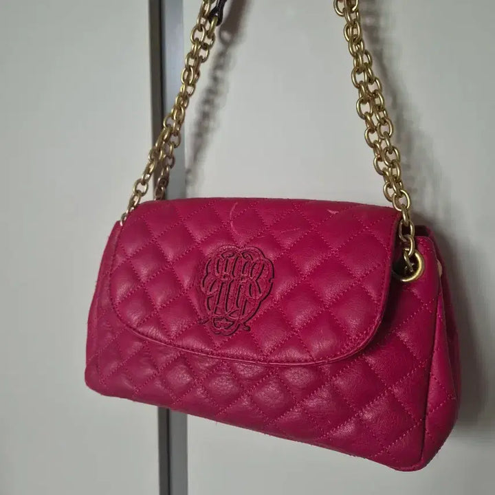 [BUNJANG] Beanpole Juicy Couture Chain Shoulder Bag Pink / 빈폴 쥬시꾸뛰르 체인 숄더백 핑크