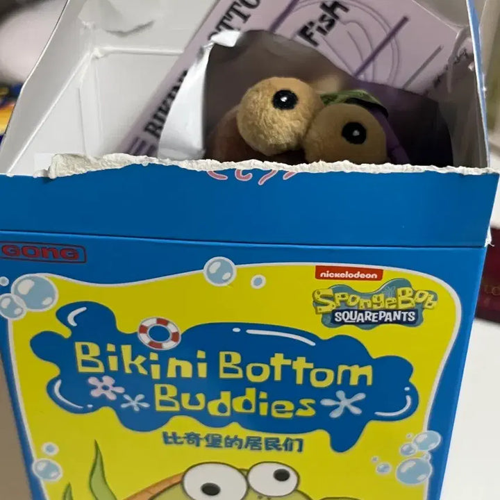 [BUNJANG] SpongeBob Pop Mart Resident Doll Keychain / 스폰지밥 팝마트 주민 인형 키링