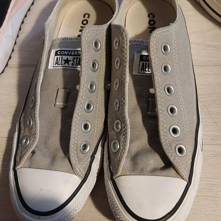 [BUNJANG] Converse All Star Grey Slip-On Shoes / 컨버스 올스타 회색 슬립온