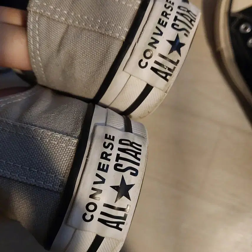 [BUNJANG] Converse All Star Grey Slip-On Shoes / 컨버스 올스타 회색 슬립온