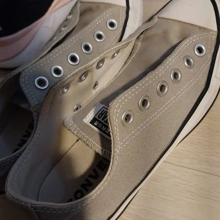 [BUNJANG] Converse All Star Grey Slip-On Shoes / 컨버스 올스타 회색 슬립온