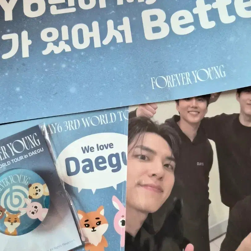 [BUNJANG] Day6 Forever Young Daegu Concert Entrance Gift Slogan / 데이식스 포에버영 대구콘 입장기프트(포카X)+슬로건