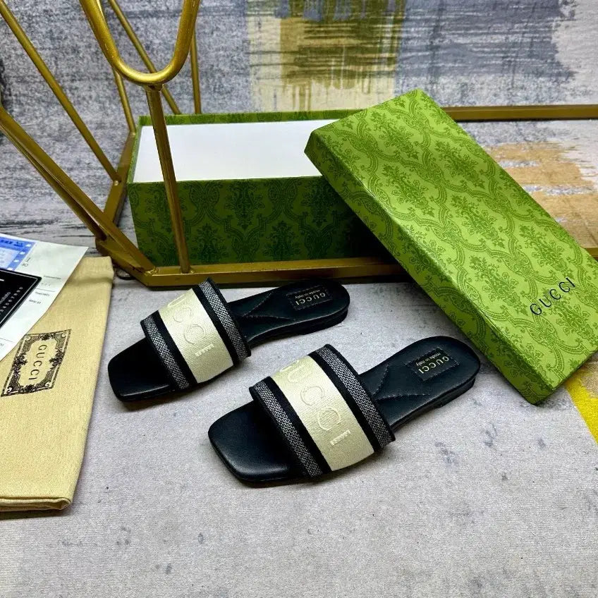 [BUNJANG] Gucci GG Slides Sandals Black / 구찌 GG 슬리퍼 샌들 블랙구매
