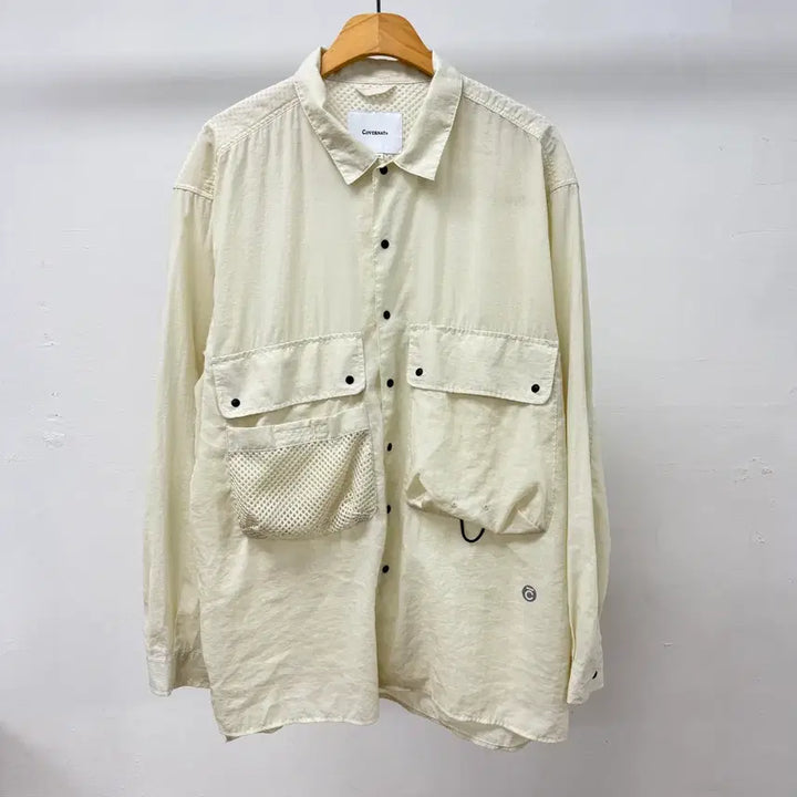 [BUNJANG] Covernat Utility Pocket Shirt XL / 커버낫 유틸리티 셔츠 오버핏 고프코어 남자셔츠 XL  JS46