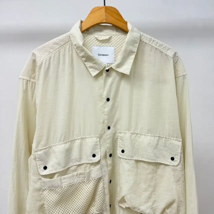 [BUNJANG] Covernat Utility Pocket Shirt XL / 커버낫 유틸리티 셔츠 오버핏 고프코어 남자셔츠 XL  JS46