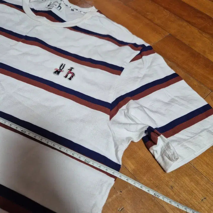 [BUNJANG] Hazzys Striped Short-Sleeve T-shirt Size 105 / 헤지스 스트라이프 반팔 티셔츠 105