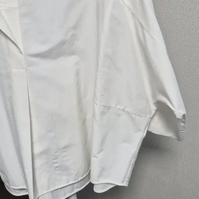 [BUNJANG] The Cashmere Cotton Silk Shirt Blouse White / 더캐시미어(F/55~66) 면실크셔츠블라우스 화이트