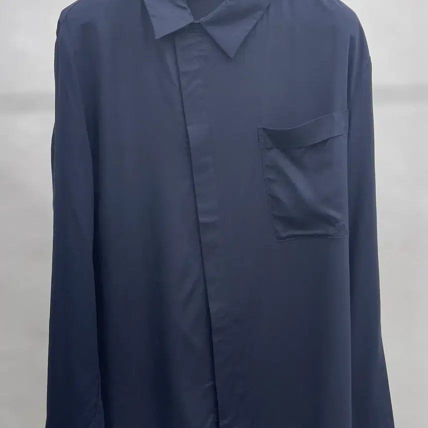 [BUNJANG] System Homme Minimalist Long Sleeve Shirt / 시스템옴므 긴팔셔츠
