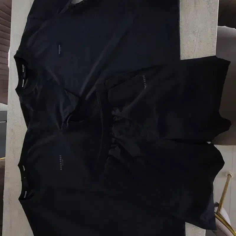 [BUNJANG] Buckaroo Crinkled Woven Set (T-shirt x2, Pants x1) / 버커루 바스락 우븐세트(티2+바지1총3개) 95 남여공용
