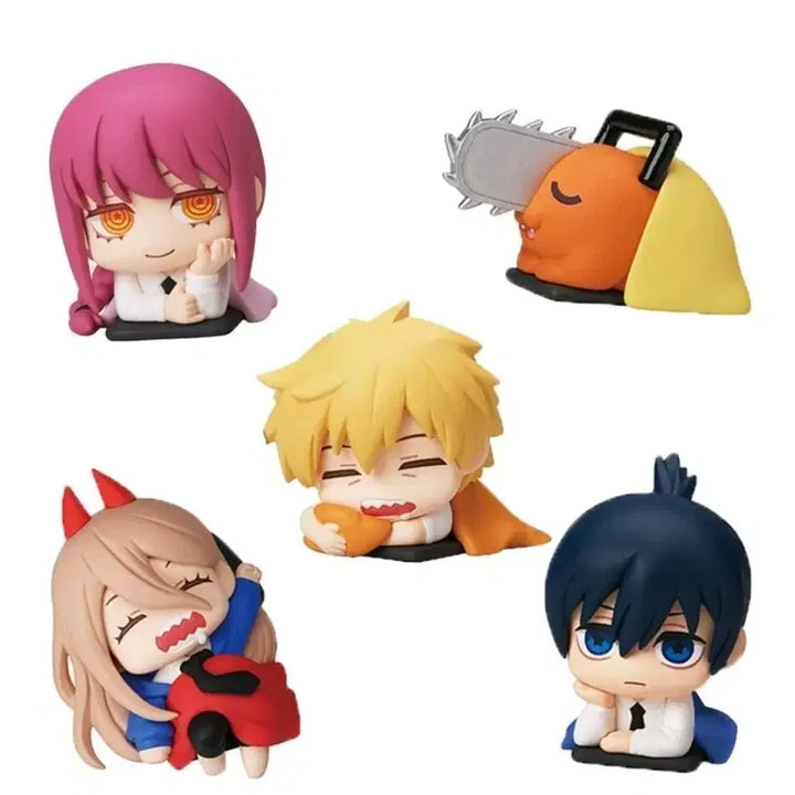 [BUNJANG] Chainsaw Man Figure Collection Full Set of 5 (New) / 체인소맨 피규어 컬렉션 5종풀셋 (새상품)