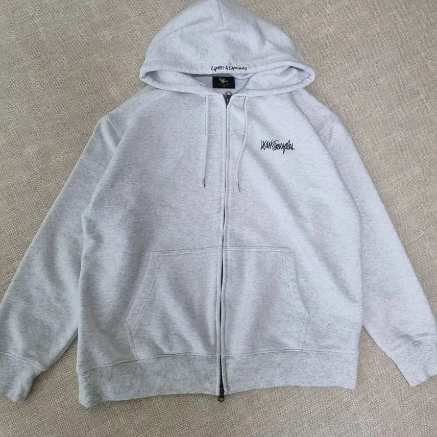 [BUNJANG] Mark Gonzales Hoodie Zip-up Light Grey / (남녀공용)마크곤잘렌스 후드집업. M.라이트그레이