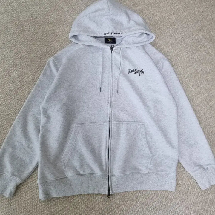 [BUNJANG] Mark Gonzales Hoodie Zip-up Light Grey / (남녀공용)마크곤잘렌스 후드집업. M.라이트그레이