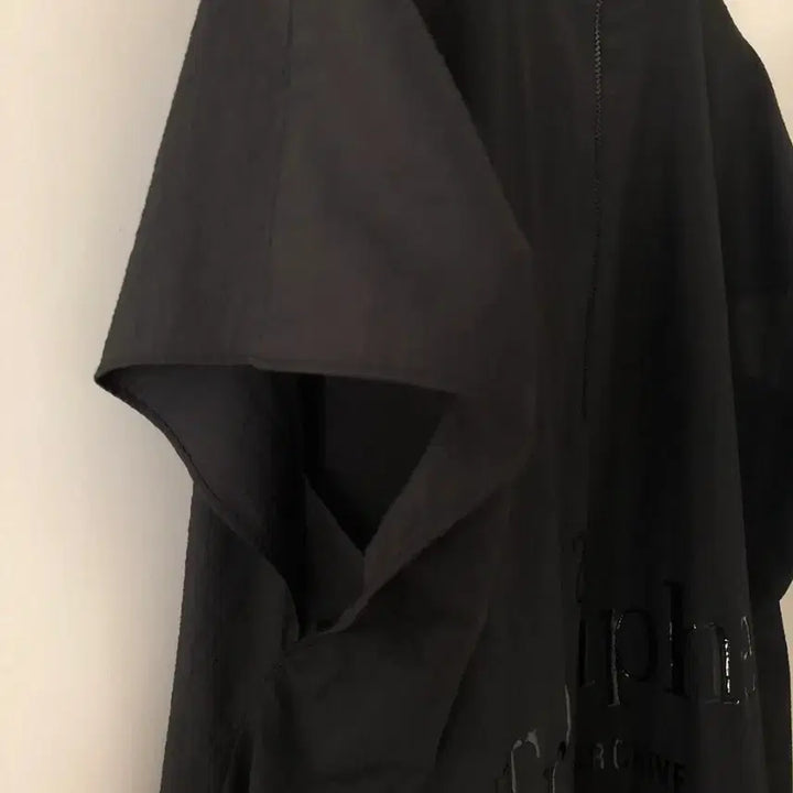 [BUNJANG] System Black Crinkled Blouse / 시스템 바스락 블라우스