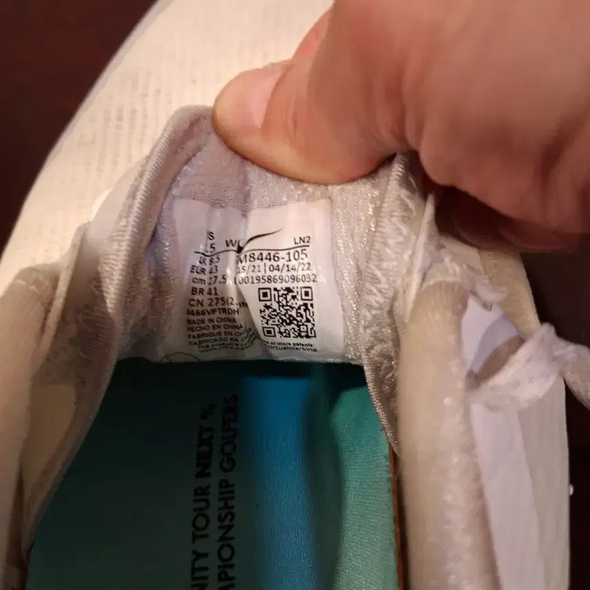 [BUNJANG] Nike Air Zoom Infinity Tour NEX% Golf Shoes / 나이키 에어 줌 인피니티 투어 NEX%골프화 화이트