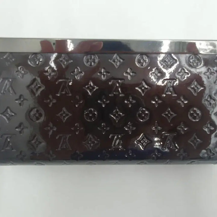 [BUNJANG] Modern Black Enamel Long Wallet / 모던한 블랙 에나멜 장지갑