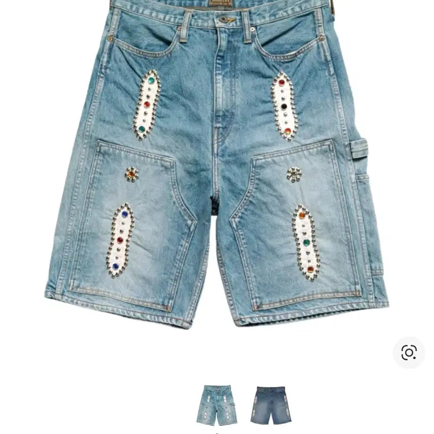 [BUNJANG] Capital Gemstone Shorts Size 36 / [새상품] 캐피탈 잼스톤 쇼츠 36사이즈
