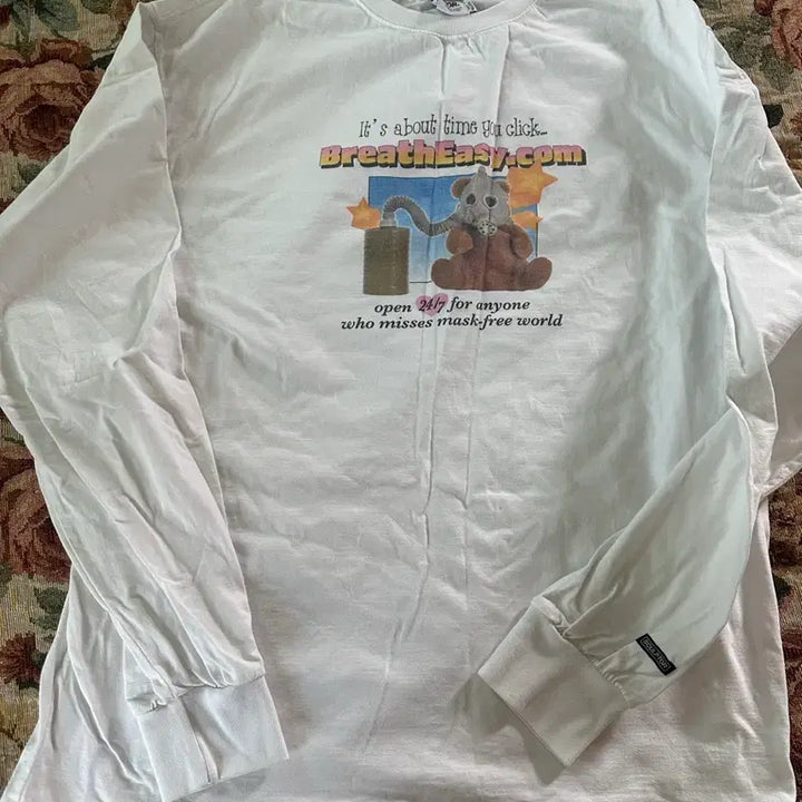[BUNJANG] SCULPTOR White Long Sleeve T-Shirt / SCULPTOR 흰색 긴팔티