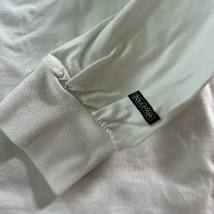 [BUNJANG] SCULPTOR White Long Sleeve T-Shirt / SCULPTOR 흰색 긴팔티
