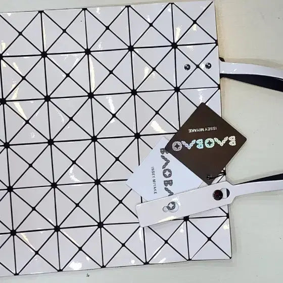 [BUNJANG] Bao Bao Issey Miyake White Tote Bag / 바오바오 이세이미야케 화이트 토트백