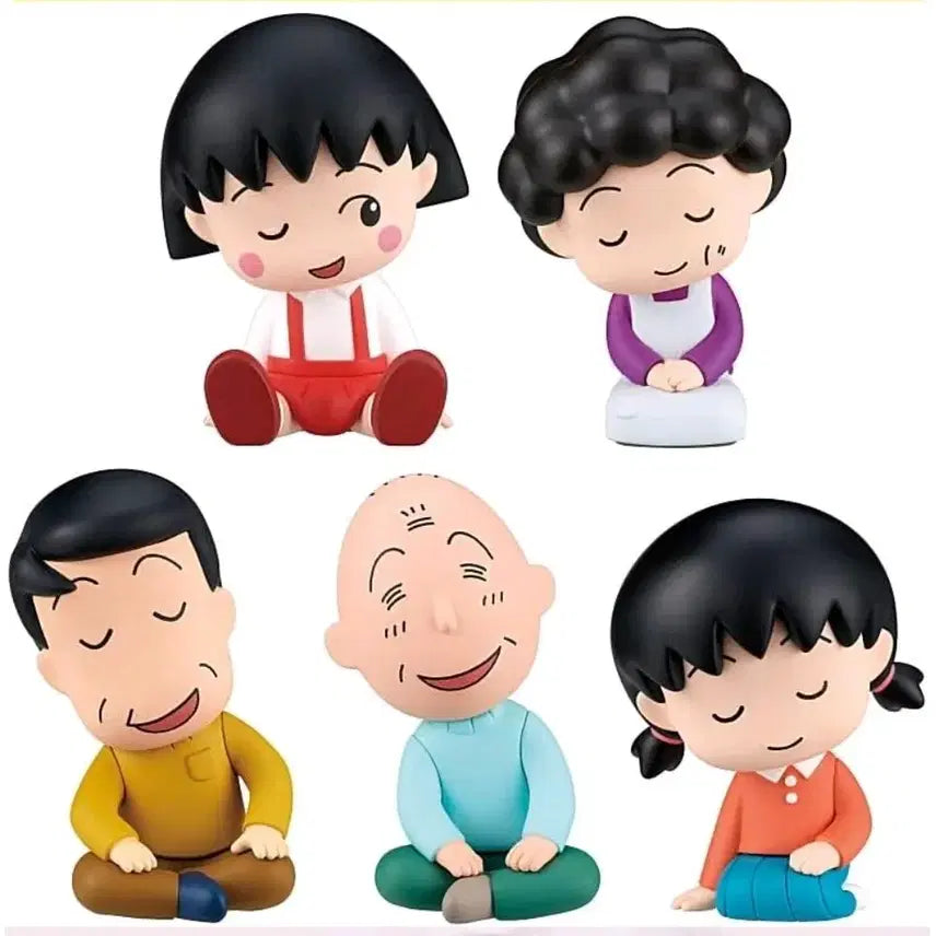 [BUNJANG] Chibi Maruko-chan Vol.2 Figurine 5-Piece Full Set / 마루코는아홉살 치비마루코 Vol.2 피규어 5종풀셋(새상품)