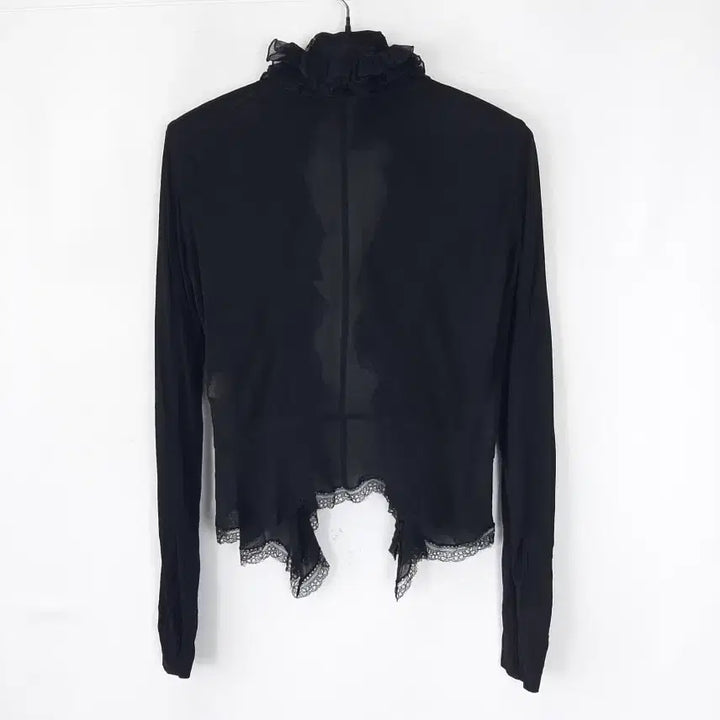 [SOLD OUT] 로베르토카발리 실크배색 프릴 가디건 38