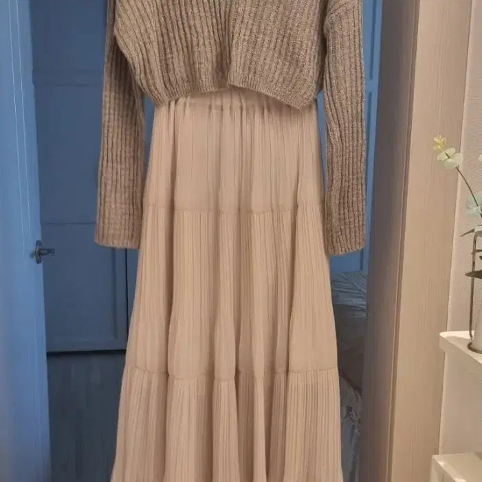[BUNJANG] Knit Skirt Set / 니트 스커트 세트
