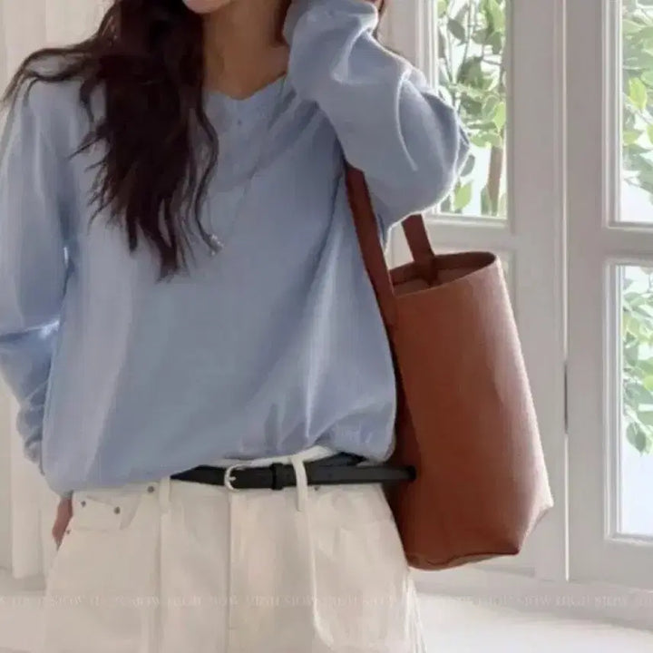 [BUNJANG] Silk Blend V-Neck Knit Top / 새상품-실크브이넥니트